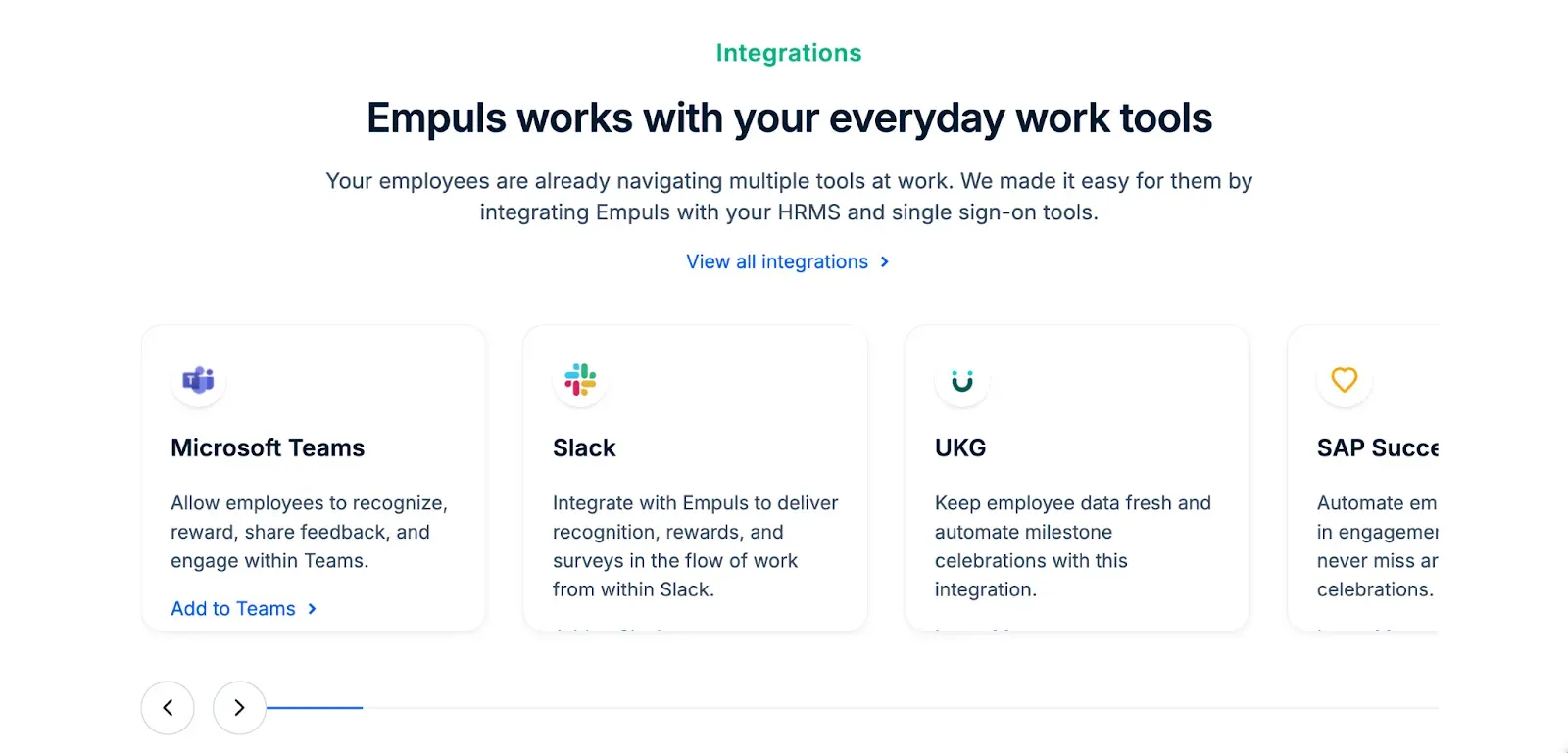 Empuls-integration