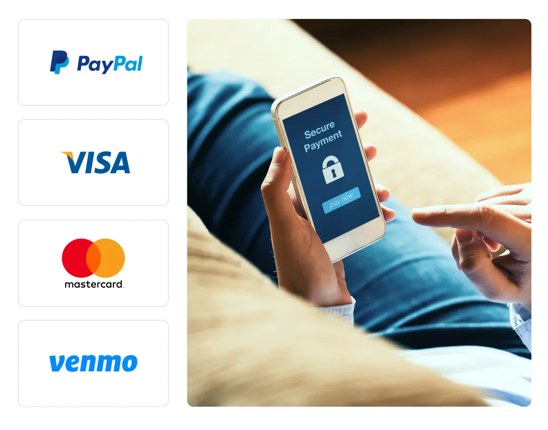 Visa or Mastercard prepaid cards